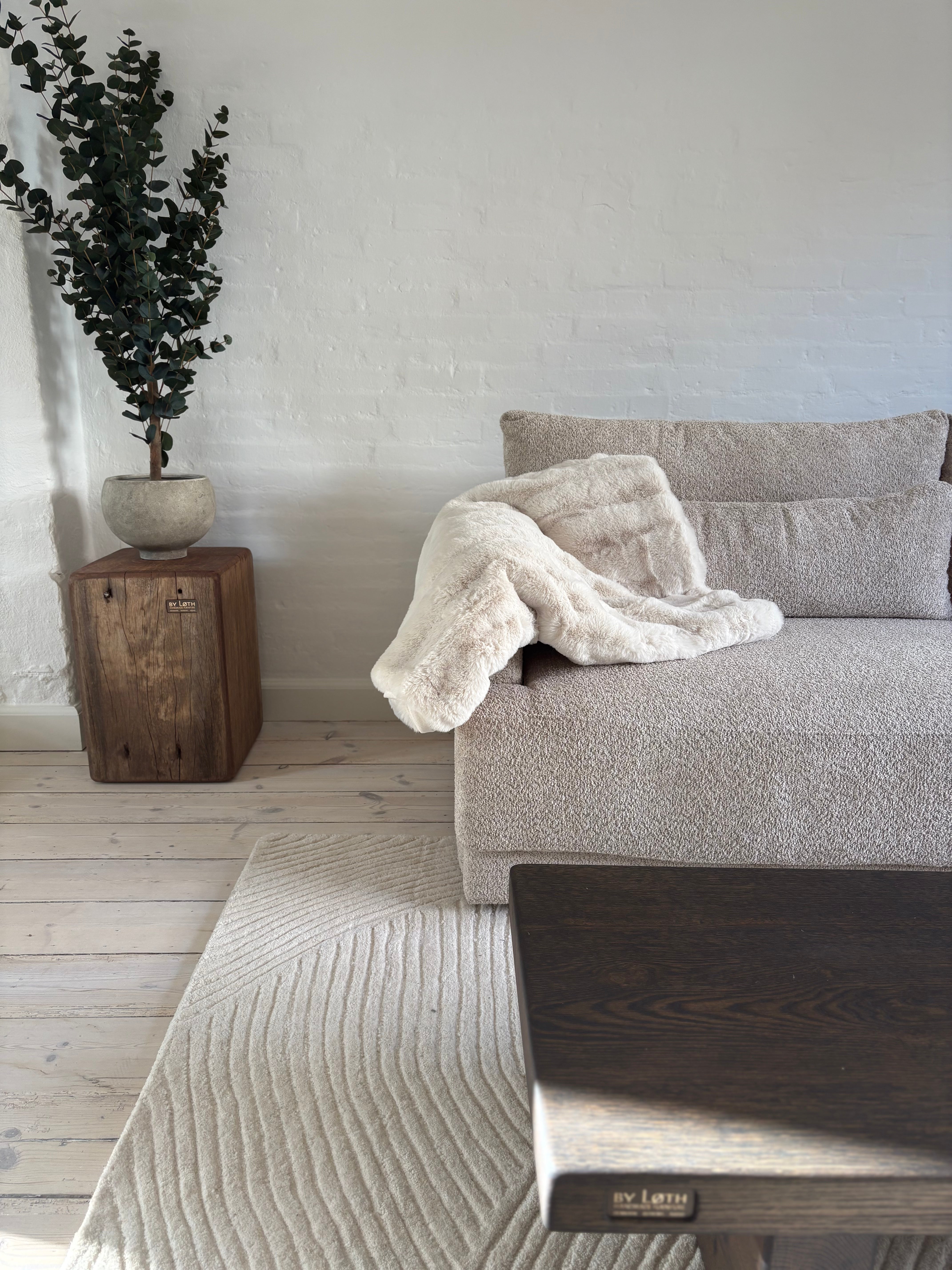 Snow Soft Plaid – Hvid